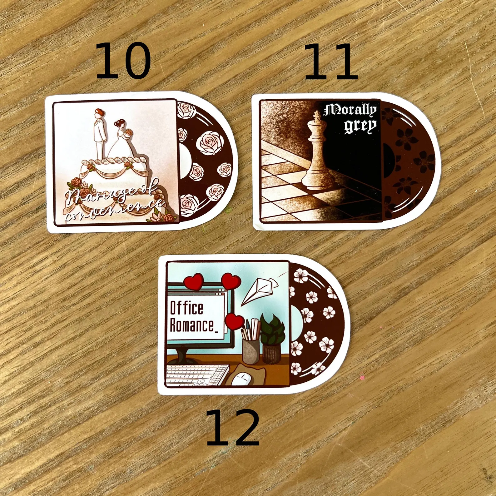 Vynils romance book tropes - Stickers – Image 5
