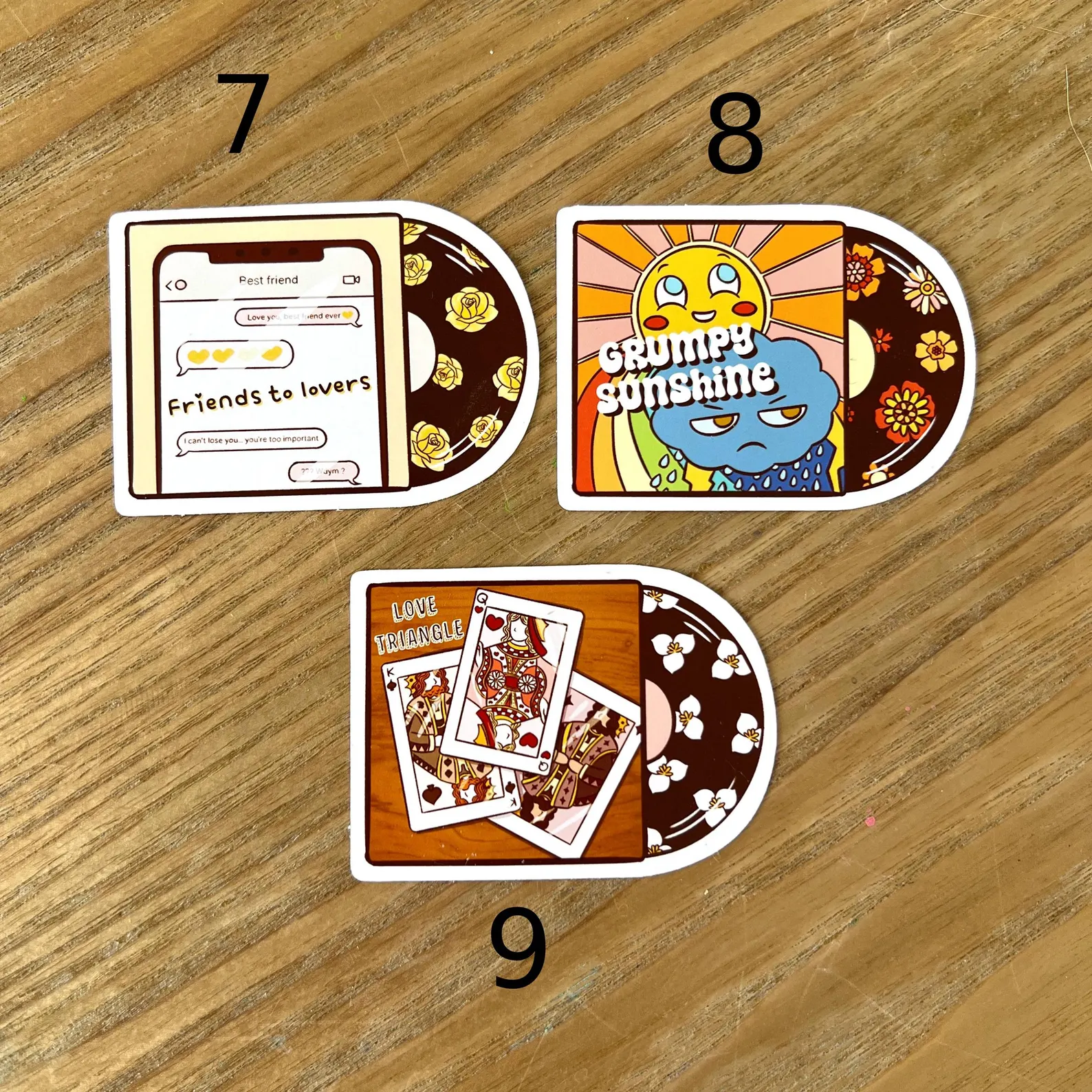 Vynils romance book tropes - Stickers – Image 4