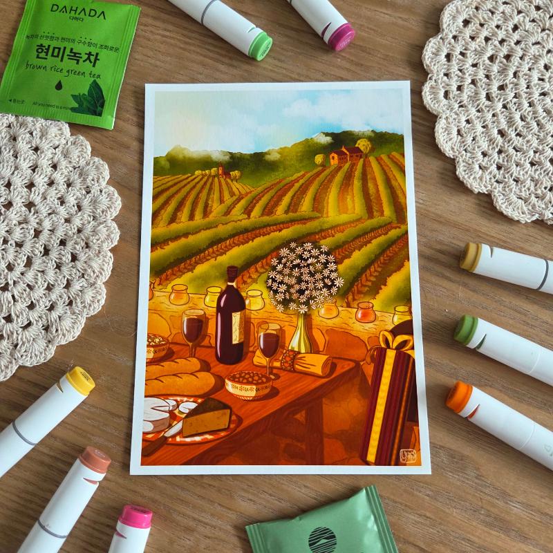 Un verre face aux vignes – Image 3